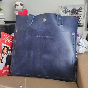 Portland Leather Mini Snap Crossbody Cowboy Blue